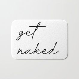 get naked Bath Mat