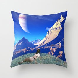 Saturn is for Lovers Throw Pillow