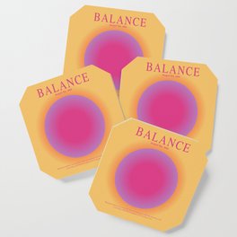 Gradient Angel Numbers: Angel Number 888 - Balance (Purple Palette) Coaster