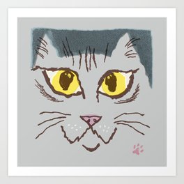 Cleo the Cat Art Print