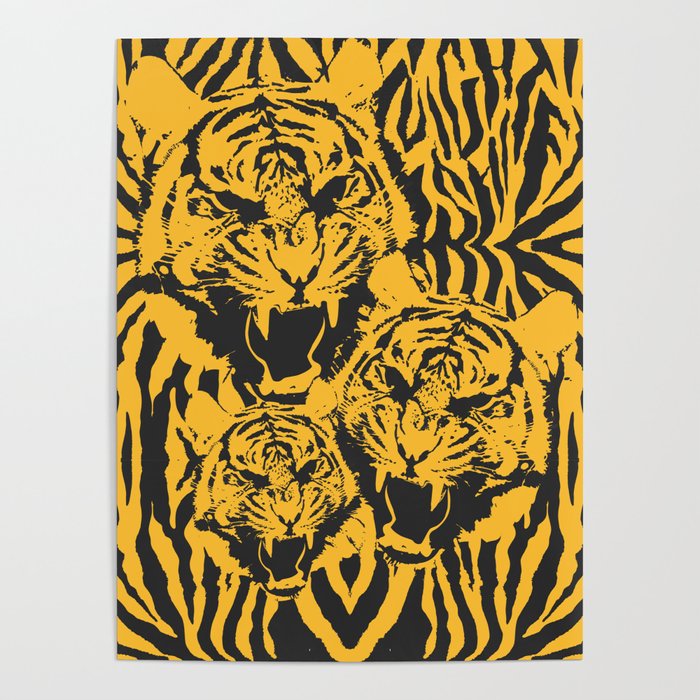 Wild Tigers Poster