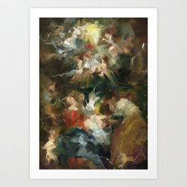 Classical Digital Painting _ Rubens  Art Print