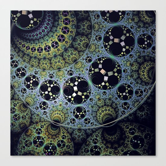 Miraculous patterns in circles Canvas Print