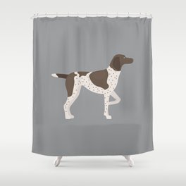German Shorthaired Pointer Shower Curtain