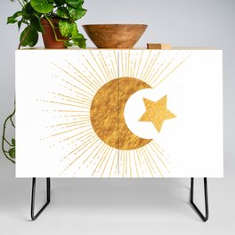 Celestial Gold - Sun Moon and Stars Series 2 Credenza