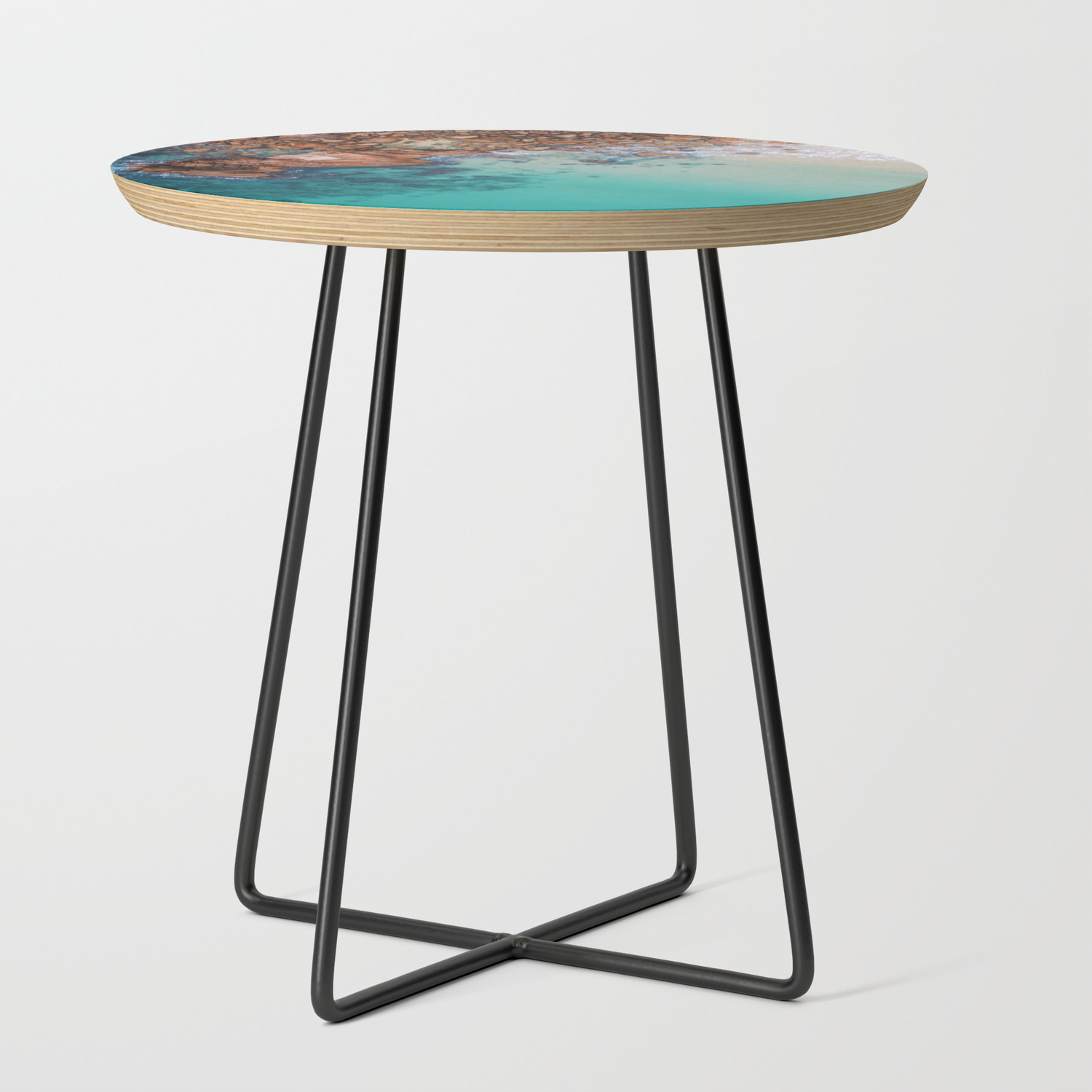 Beach Decor Buyart Society6 Side Table By Thankyou Society6