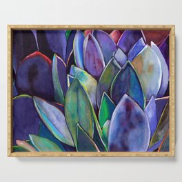 Purple Agave Serving Tray