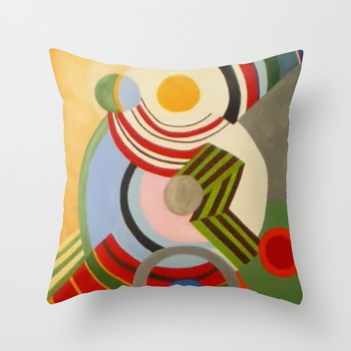 Sonia et Robert Delaunay Throw Pillow
