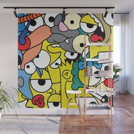Picasso Simpson Mix Wall Mural