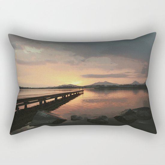 abendstimmung coastal evening Rectangular Pillow