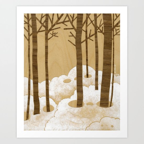 Forest is Alive! Art Print