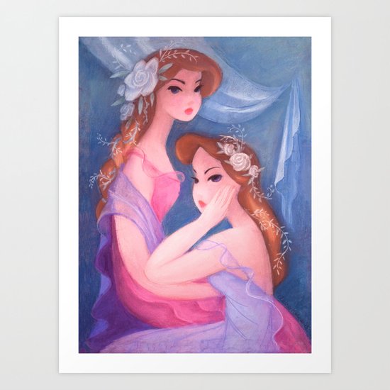 Flora Art Print