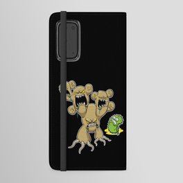 Ginger root monster scaring germ bacteria virus Android Wallet Case