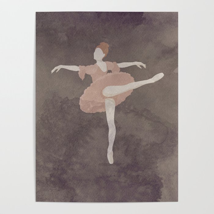 Ballerina Sleeping Beauty in tutu Poster