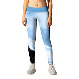 Dramatic Glacier Mountaintop Snow Framed By Billowy Clouds Leggings | Dramaticmountain, Snowymountains, Scenicmountaintop, Wintermountaintop, Mountaintopsnow, Glacier Clouds, Snowymountaintop, Exoticglaciersnow, Glaciermountaintop, Glacier Epicsky 