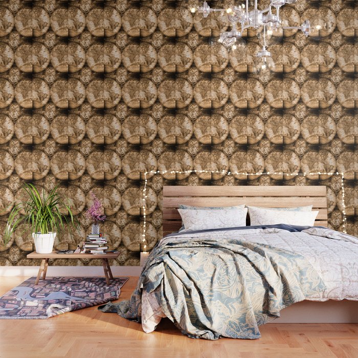 World Map Antique Vintage Maps Wallpaper By Naturemagick Society6