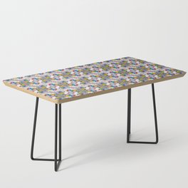  Colorful Rider and Horse Pop Y2K Pinwheel Pattern Coffee Table
