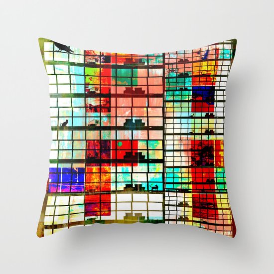 Our building Throw Pillow