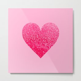 PINK PINK HEART Metal Print | Savethedate, Wedding, Photo, Pastel, Love, Pink, Pinkdeco, Pinkpillow, Girlsroom, Cute 
