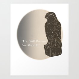 The Black Bird of Legend Art Print