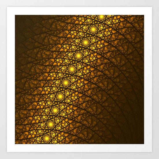 Golden One Art Print