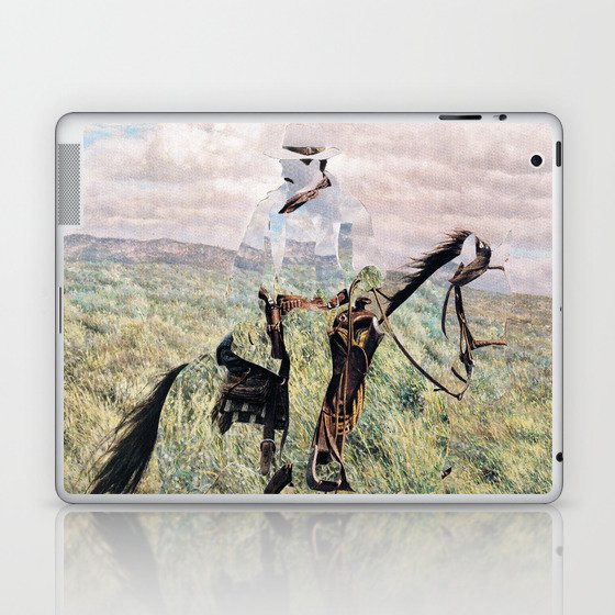 The Unknown Rider in Death Rides The Pecos Laptop & iPad Skin