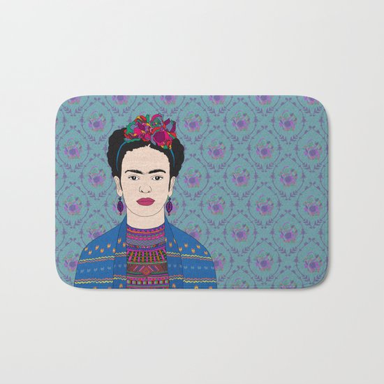 Frida Kahlo Bath Mat