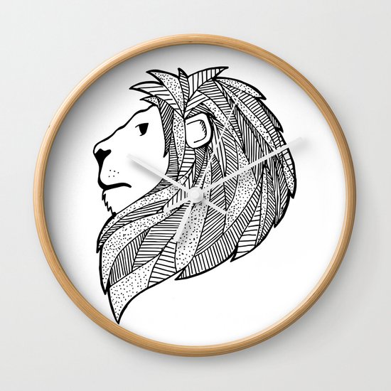 Lion Wall Clock