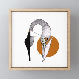 Shoe Swan Framed Mini Art Print