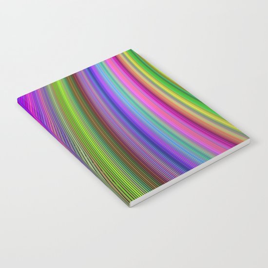 Happy spring stripes Notebook