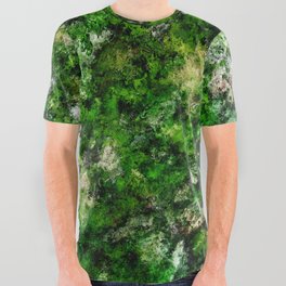 Damp green rocks All Over Graphic Tee