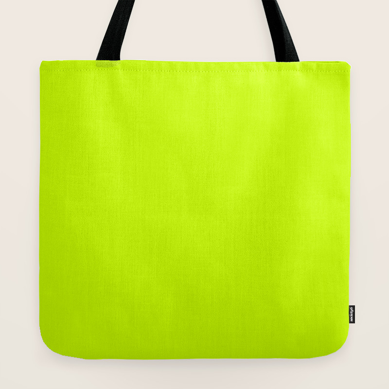 bright green handbag
