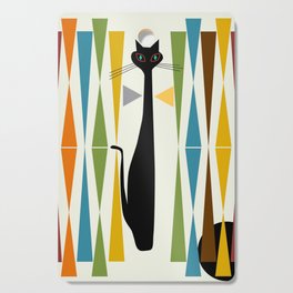 Mid-Century Modern Art Cat 2 Cutting Board