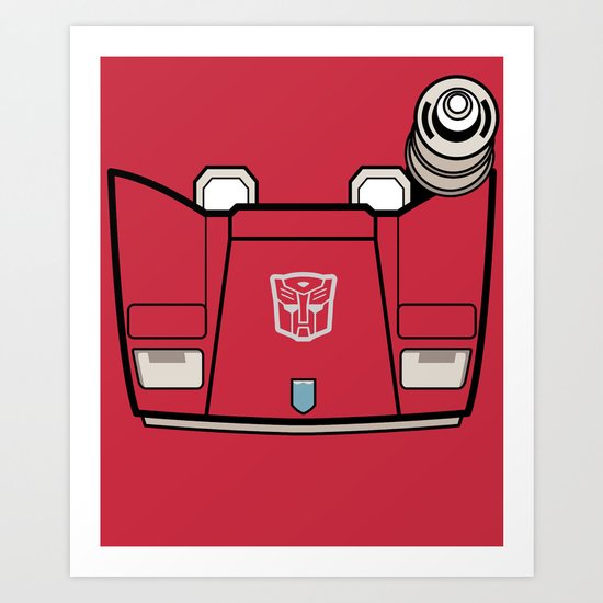 Transformers - Sideswipe Art Print