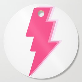 Pink Lightning Cutting Board