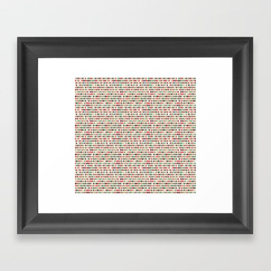 vintage diamonds Framed Art Print