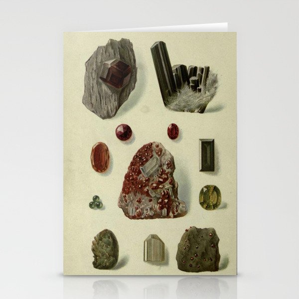 Garnet Minerals Stationery Cards