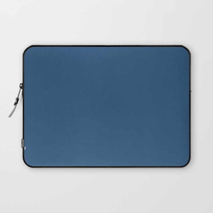 Classic Blue Jay Simple Solid Color Laptop Sleeve