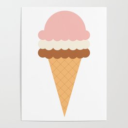 Napolitano Ice-creams Poster