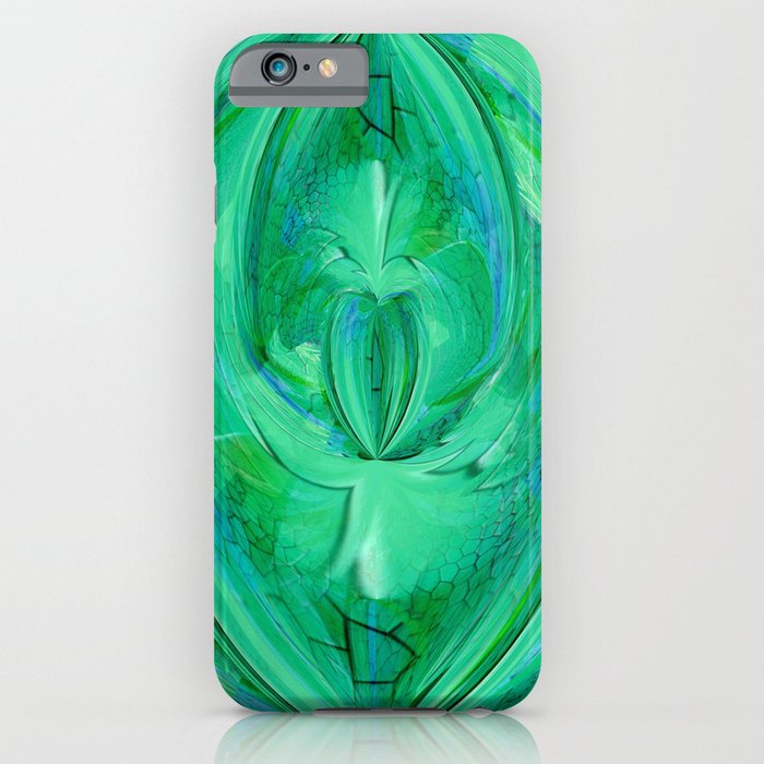 Seafoam Green Abstract 6 Iphone Case By Bellamahri Society6