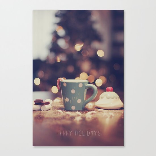 Happy Holidays Canvas Print