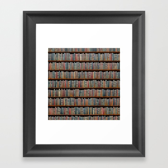 The Library Framed Art Print