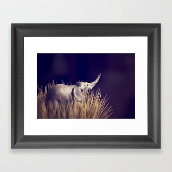 an uncertain future Framed Art Print