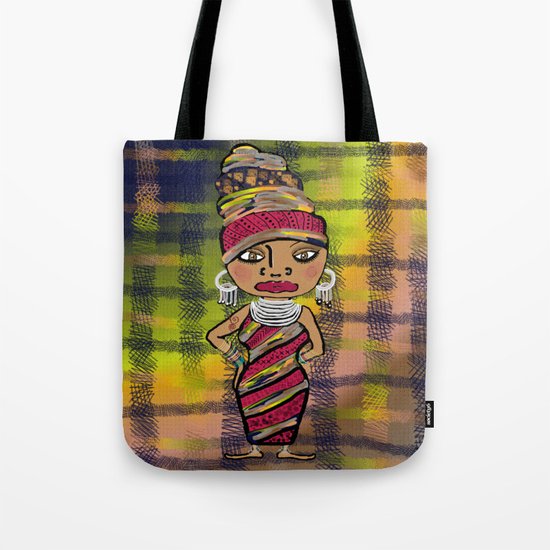 African Beauty Tote Bag