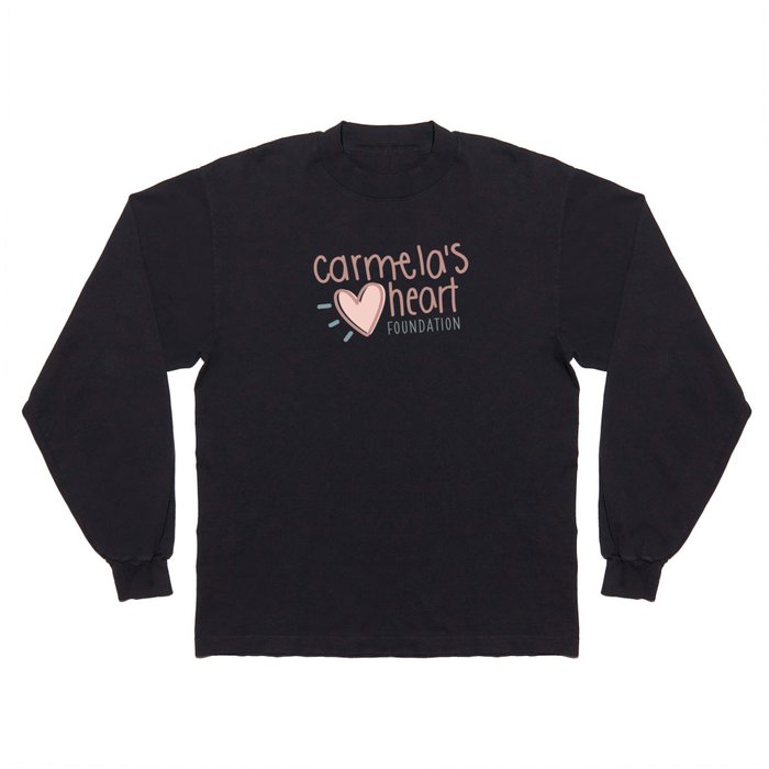 Carmela's Heart Logo Long Sleeve T Shirt