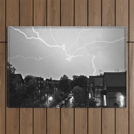 Lightning over Aigburth Outdoor Rug