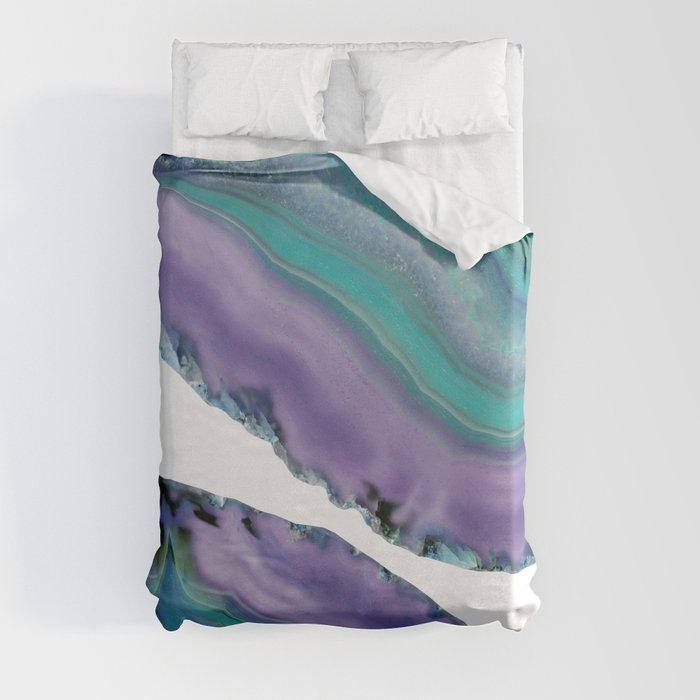 Agate Boho Chic #5 #gem #decor #art #society6 Duvet Cover