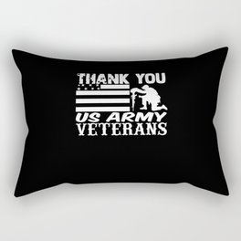 Thank You US Army Veterans Cool Veterans Day Gift Rectangular Pillow
