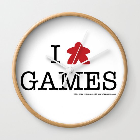 I Meeple Games Wall Clock