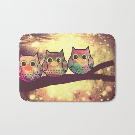 owl-1 Bath Mat
